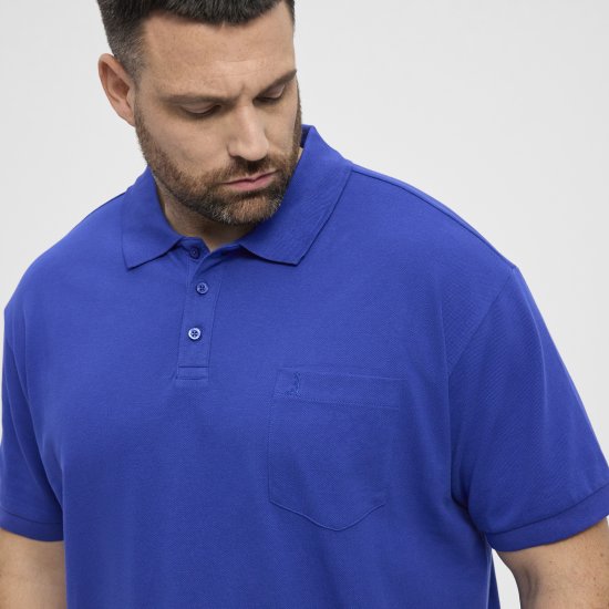 North Latitude Polo Pique Short Sleeve Cobalt Blue - Polo-shirts für herren - Polo-Shirts für Herren in großen Größen
