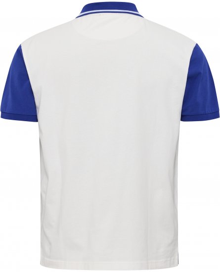 North Latitude Polo Short Sleeve Blue And White - Polo-shirts für herren - Polo-Shirts für Herren in großen Größen