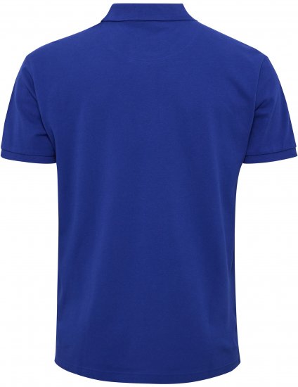 North Latitude Polo Pique Print Short Sleeve Cobalt Blue - Polo-shirts für herren - Polo-Shirts für Herren in großen Größen