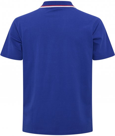 North Latitude Polo Pique V-Neck Blue - Polo-shirts für herren - Polo-Shirts für Herren in großen Größen