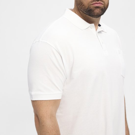 North Latitude Polo Short Sleeve White - Polo-shirts für herren - Polo-Shirts für Herren in großen Größen