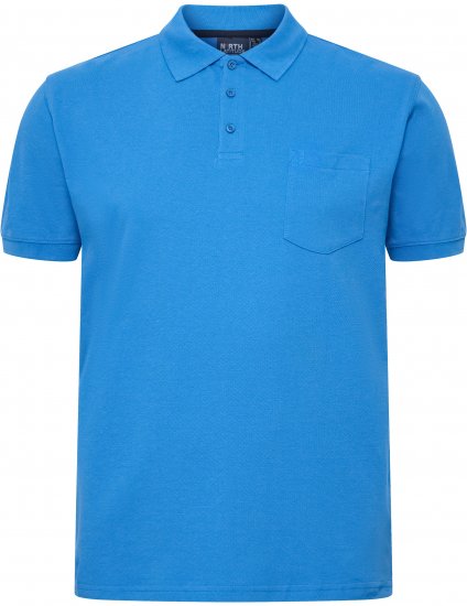 North Latitude Polo Short Sleeve Blue - Polo-Shirts für Herren in großen Größen - Polo-Shirts für Herren in großen Größen