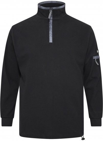 North Latitude Sweatshirt Ottoman Black - Herren-Sweater und -Hoodies in großen Größen - Herren-Sweater und -Hoodies in großen Größen