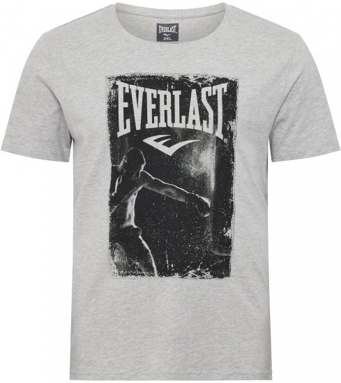 North Latitude Everlast T-shirt Grey Melange - Herren-T-Shirts in großen Größen - Herren-T-Shirts in großen Größen