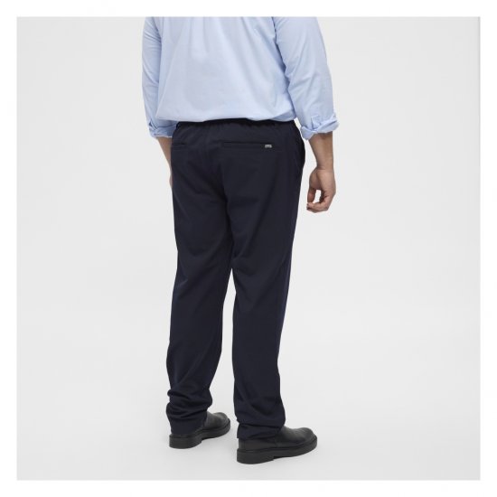North Latitude Dress Pants Elastic Waist Navy Blue - Herrenhosen in großen größen - Herrenhosen in großen Größen
