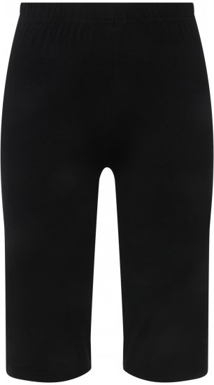 Ulla Popken Stretch Knit Bike Shorts Black - Jeans & Hosen in Großen Größen – Plus Size Damenmode - Jeans & Hosen, EU 42–70