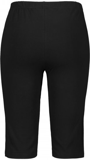 Ulla Popken Stretch Knit Bike Shorts Black - Jeans & Hosen in Großen Größen – Plus Size Damenmode - Jeans & Hosen, EU 42–70