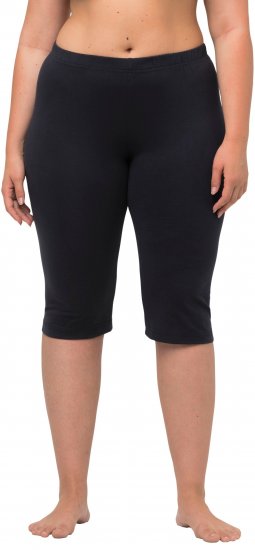 Ulla Popken Stretch Knit Bike Shorts Blue - Jeans & Hosen in Großen Größen – Plus Size Damenmode - Jeans & Hosen, EU 42–70