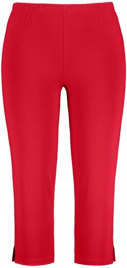 Ulla Popken Basic Stretch Knit Capris Red - Jeans & Hosen in Großen Größen – Plus Size Damenmode - Jeans & Hosen, EU 42–70