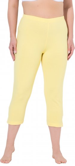 Ulla Popken Basic Stretch Knit Capris Orange - Jeans & Hosen in Großen Größen – Plus Size Damenmode - Jeans & Hosen, EU 42–70