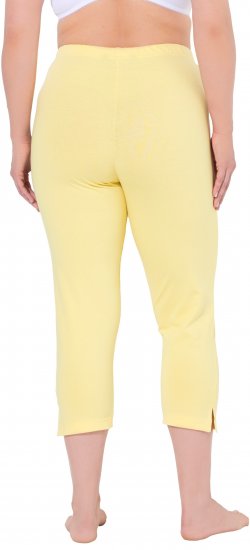 Ulla Popken Basic Stretch Knit Capris Orange - Jeans & Hosen in Großen Größen – Plus Size Damenmode - Jeans & Hosen, EU 42–70