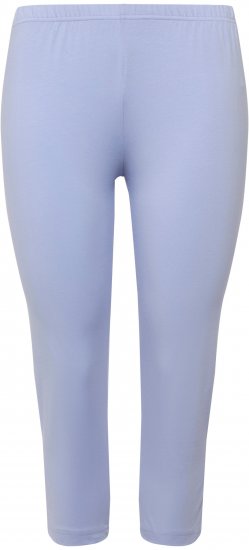Ulla Popken Basic Stretch Knit Capris Blue - Jeans & Hosen in Großen Größen – Plus Size Damenmode - 