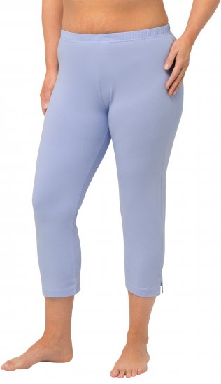 Ulla Popken Basic Stretch Knit Capris Blue - Jeans & Hosen in Großen Größen – Plus Size Damenmode - 