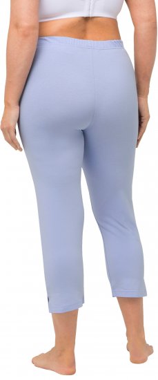 Ulla Popken Basic Stretch Knit Capris Blue - Jeans & Hosen in Großen Größen – Plus Size Damenmode - 