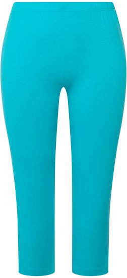 Ulla Popken Basic Stretch Knit Capris Blue - Jeans & Hosen in Großen Größen – Plus Size Damenmode - 
