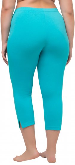Ulla Popken Basic Stretch Knit Capris Blue - Jeans & Hosen in Großen Größen – Plus Size Damenmode - 