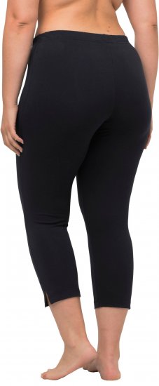 Ulla Popken Basic Stretch Knit Capris Navy - Jeans & Hosen in Großen Größen – Plus Size Damenmode - Jeans & Hosen, EU 42–70