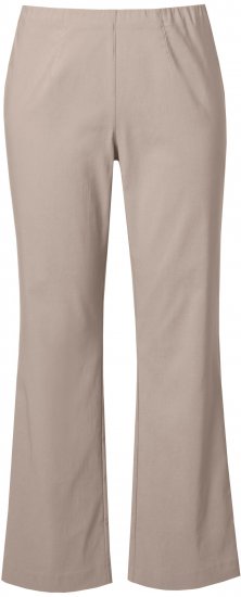 Ulla Popken Classic Stretch Bengaline Comfort Pants Beige - Jeans & Hosen in Großen Größen – Plus Size Damenmode - Jeans & Hosen, EU 42–70