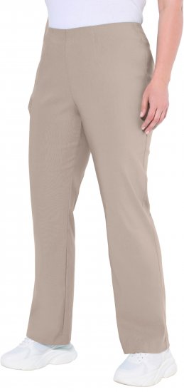 Ulla Popken Classic Stretch Bengaline Comfort Pants Beige - Jeans & Hosen in Großen Größen – Plus Size Damenmode - Jeans & Hosen, EU 42–70