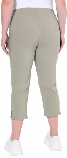 Ulla Popken Stretch Basic Bengaline Capri Pants Grey - Jeans & Hosen in Großen Größen – Plus Size Damenmode - 