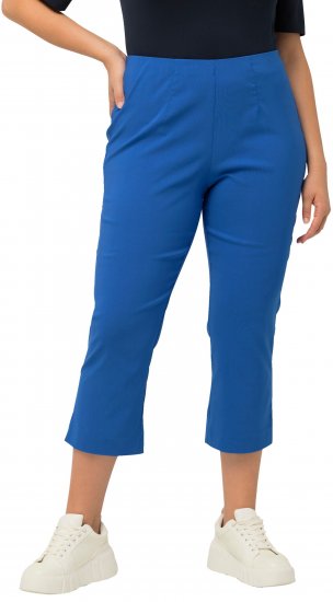 Ulla Popken Stretch Basic Bengaline Capri Pants Royal Blue - Jeans & Hosen in Großen Größen – Plus Size Damenmode - Jeans & Hosen, EU 42–70