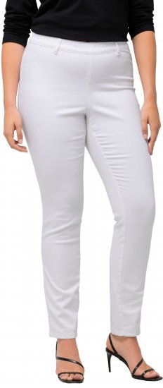 Ulla Popken Sienna Stretch Twill Jeggings Snow White - Jeans & Hosen in Großen Größen – Plus Size Damenmode - Jeans & Hosen, EU 42–70