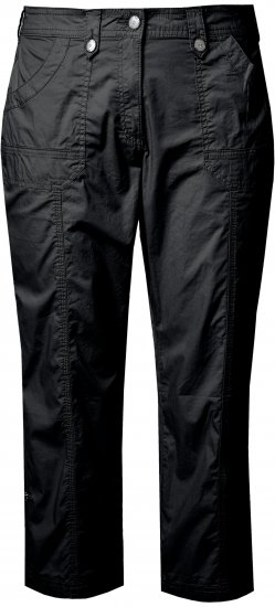 Ulla Popken Roll Tab Hem Stretch Cargo Pants Black - Jeans & Hosen in Großen Größen – Plus Size Damenmode - 