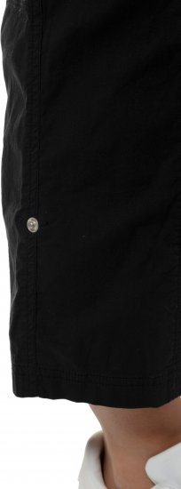 Ulla Popken Roll Tab Hem Stretch Cargo Pants Black - Jeans & Hosen in Großen Größen – Plus Size Damenmode - 