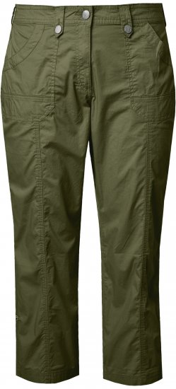 Ulla Popken Roll Tab Hem Stretch Cargo Pants Green - Jeans & Hosen in Großen Größen – Plus Size Damenmode - 