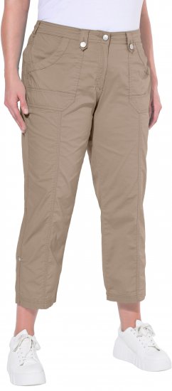 Ulla Popken Roll Tab Hem Stretch Cargo Pants Orange - Jeans & Hosen in Großen Größen – Plus Size Damenmode - Jeans & Hosen, EU 42–70