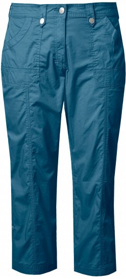 Ulla Popken Roll Tab Hem Stretch Cargo Pants Blue - Jeans & Hosen in Großen Größen – Plus Size Damenmode - 