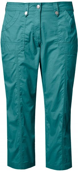 Ulla Popken Roll Tab Hem Stretch Cargo Pants Teal - Jeans & Hosen in Großen Größen – Plus Size Damenmode - Jeans & Hosen, EU 42–70