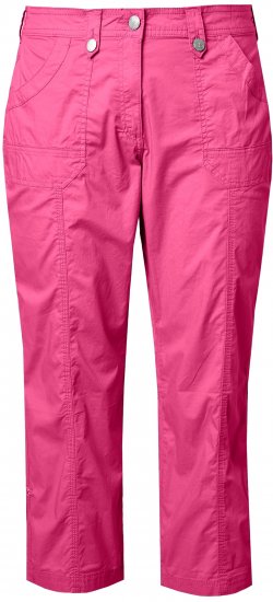 Ulla Popken Roll Tab Hem Stretch Cargo Pants Pink - Jeans & Hosen in Großen Größen – Plus Size Damenmode - 