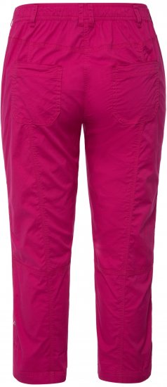 Ulla Popken Roll Tab Hem Stretch Cargo Pants Pink - Jeans & Hosen in Großen Größen – Plus Size Damenmode - 