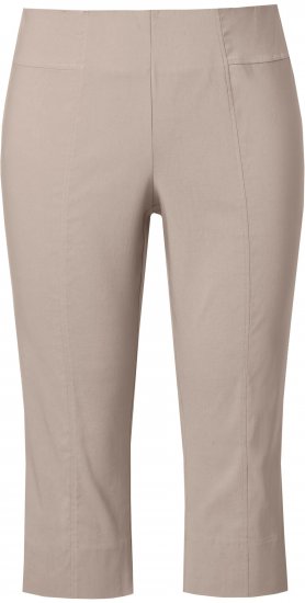 Ulla Popken Bengaline Elastic Waist Stretch Capri Pants Orange - Jeans & Hosen in Großen Größen – Plus Size Damenmode - Jeans & Hosen, EU 42–70