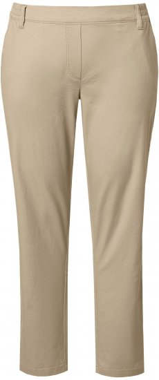 Ulla Popken Chino Elastic Waist Stretch Cotton Pants Brown - Jeans & Hosen in Großen Größen – Plus Size Damenmode - Jeans & Hosen, EU 42–70