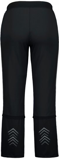 Ulla Popken Zip Off Reflective Detail Funtional Powerstretch Pants Black - Jeans & Hosen in Großen Größen – Plus Size Damenmode - 