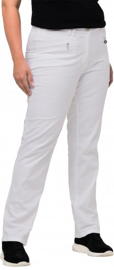 Ulla Popken Summer Pants Mony Snow White - Jeans & Hosen in Großen Größen – Plus Size Damenmode - 