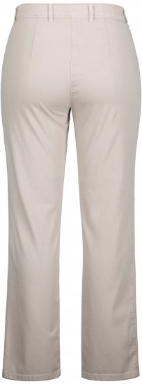 Ulla Popken Summer Pants Mony Beige - Jeans & Hosen in Großen Größen – Plus Size Damenmode - 