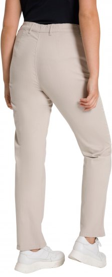 Ulla Popken Summer Pants Mony Beige - Jeans & Hosen in Großen Größen – Plus Size Damenmode - 
