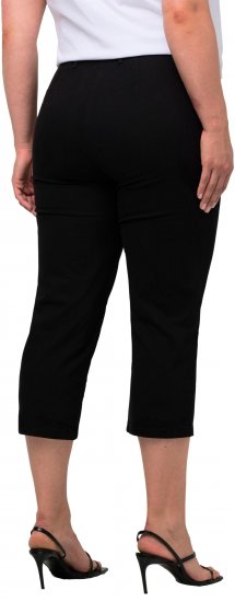 Ulla Popken Mony Stretch Capri Pants Black - Jeans & Hosen in Großen Größen – Plus Size Damenmode - 
