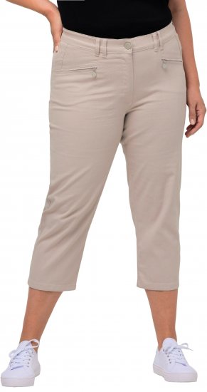 Ulla Popken Mony Stretch Capri Pants Orange - Jeans & Hosen in Großen Größen – Plus Size Damenmode - 
