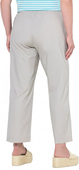 Ulla Popken Wide Leg Ruby Fit Stretch Chino Pants Pebble - Jeans & Hosen in Großen Größen – Plus Size Damenmode - 