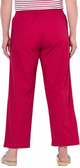 Ulla Popken Wide Leg Ruby Fit Stretch Chino Pants Salsa - Jeans & Hosen in Großen Größen – Plus Size Damenmode - 