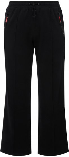 Ulla Popken Holo Detail Sweatpants Black - Jeans & Hosen in Großen Größen – Plus Size Damenmode - 