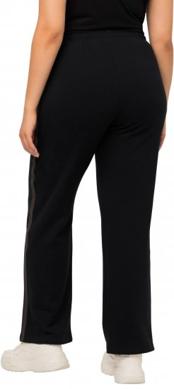 Ulla Popken Holo Detail Sweatpants Black - Jeans & Hosen in Großen Größen – Plus Size Damenmode - 