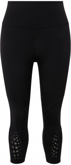 Ulla Popken Quick Dry Sport Crop Leggings Black - Jeans & Hosen in Großen Größen – Plus Size Damenmode - Jeans & Hosen, EU 42–70
