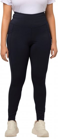 Ulla Popken High Waist Quick Dry Recycled Stretch Leggings Grey - Jeans & Hosen in Großen Größen – Plus Size Damenmode - Jeans & Hosen, EU 42–70