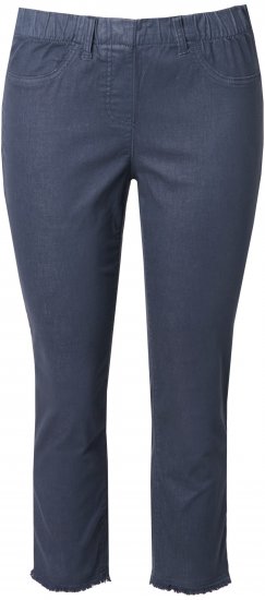 Ulla Popken Stretch Blend Bengaline Pants Navy - Jeans & Hosen in Großen Größen – Plus Size Damenmode - 