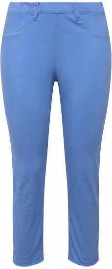 Ulla Popken Stretch Blend Bengaline Pants Blue - Jeans & Hosen in Großen Größen – Plus Size Damenmode - 